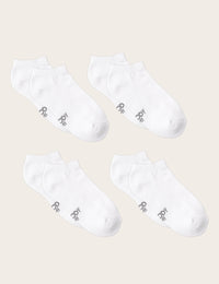 4-pack of Men's Cushioned Ankle Socks in White