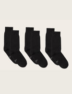 Boody Bamboo Men's Work Boot Sock 3-pack in Black