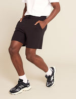 Boody Men's Weekend Sweat Shorts in Black Side
