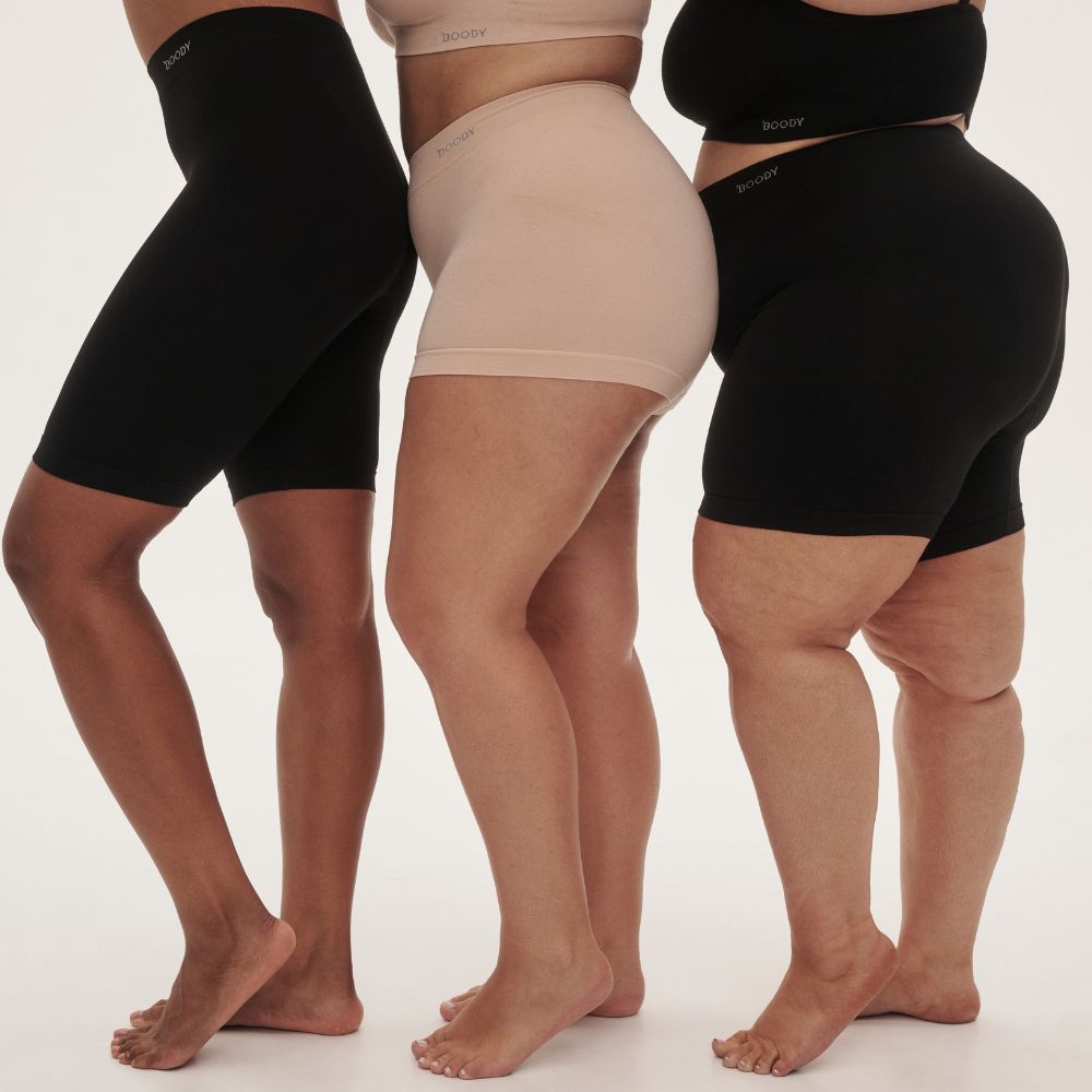 Women's Forme High Waist Flare Pants - Short in Black – Boody US