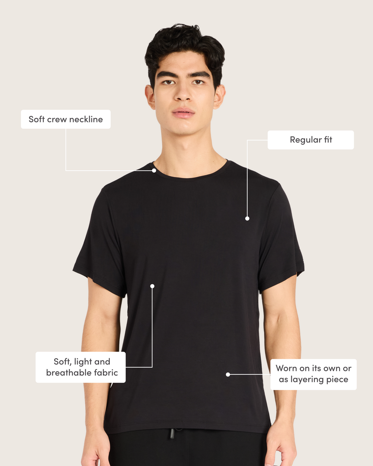 Men's Bamboo Everyday Essentials - Black