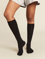 Boody Women's Knee High Sock in Black Front
