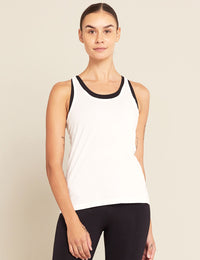 Boody Racerback Tank in White Front View