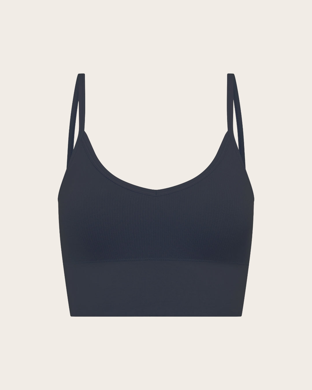 LYOLYTE Ribbed Low Back Bralette - Storm