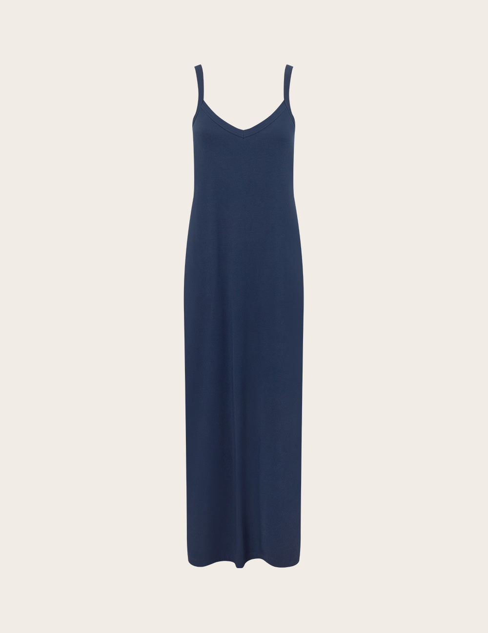 V-Neck Slip Dress - Navy