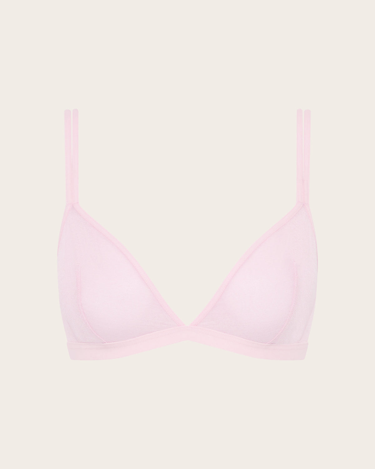 FreeMesh Triangle Bralette - Pink Sorbet
