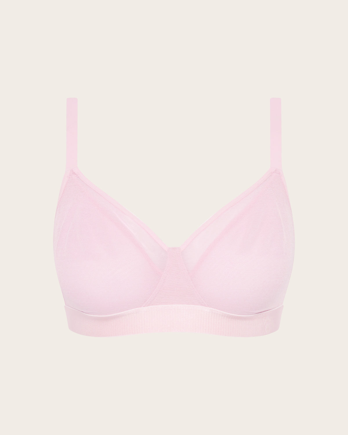 FreeMesh Full Bust Wireless Bra - Pink Sorbet