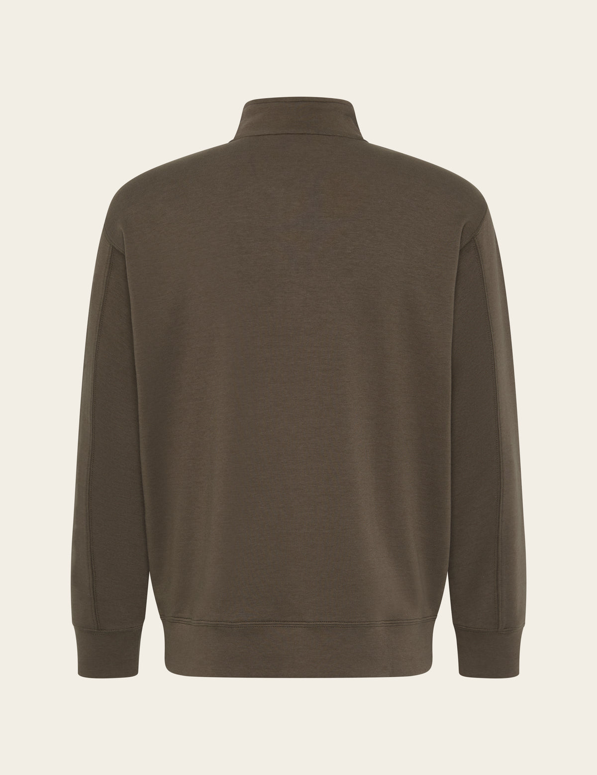 Men's Quarter Zip Sweater - Oyster