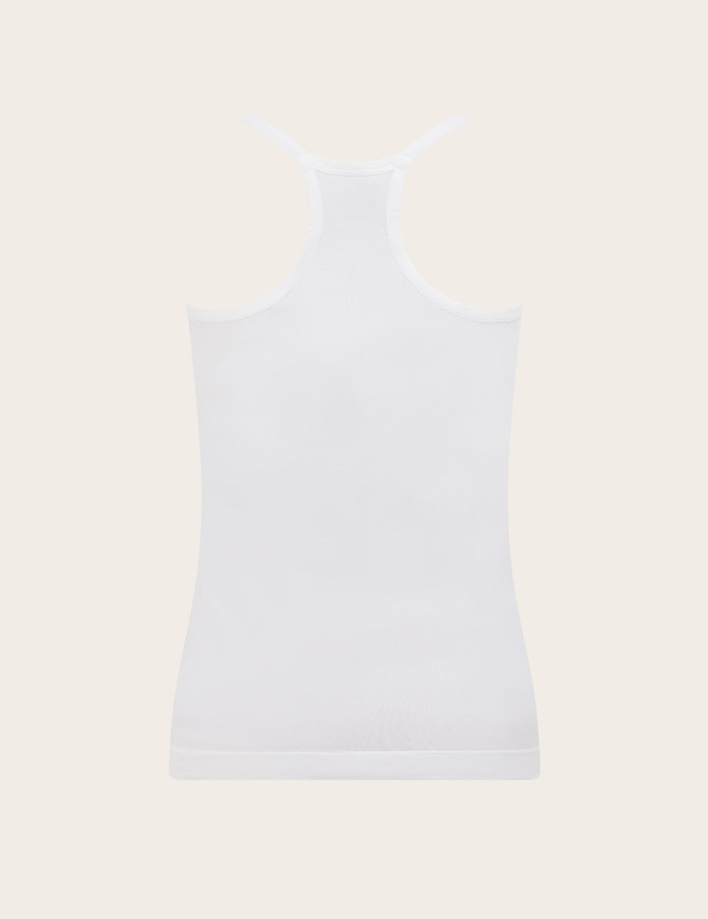 Base Layer Racerback Cami Top - White
