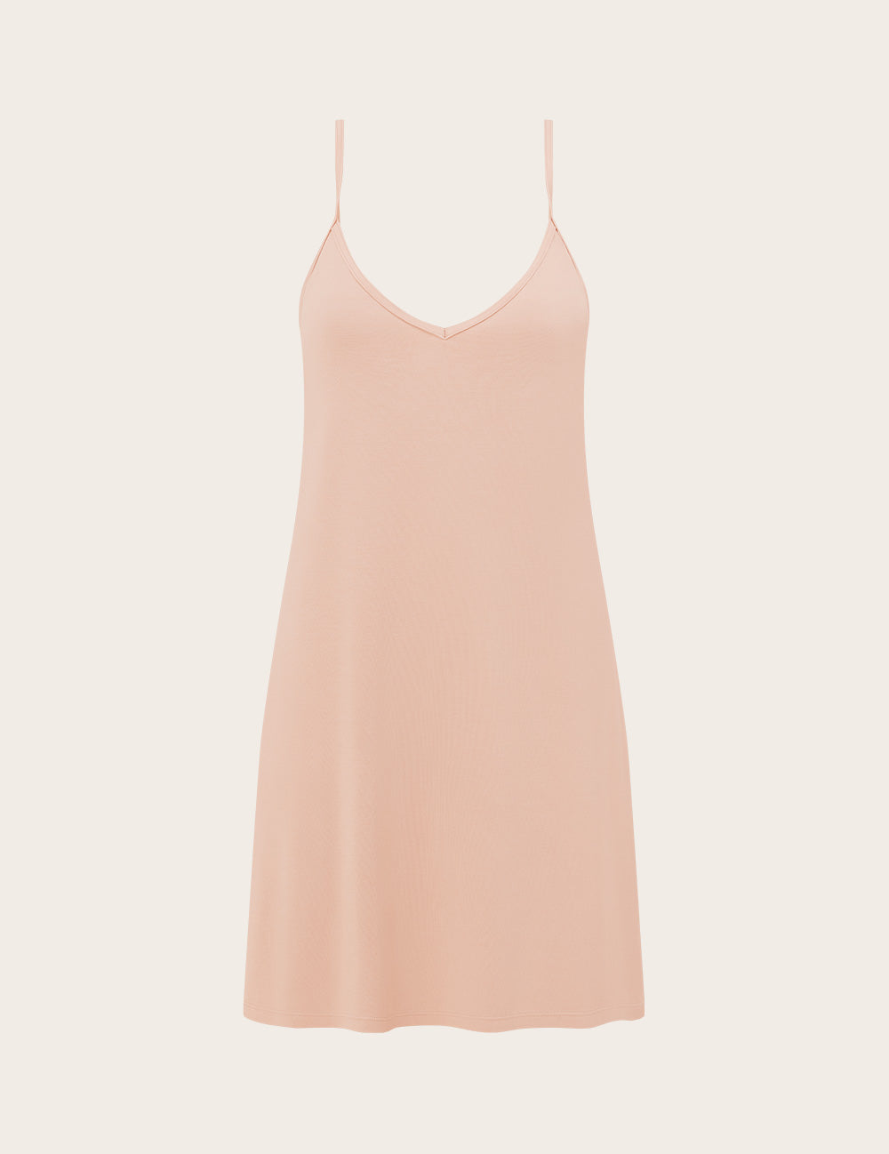 Base Layer V-Neck Slip-Almond