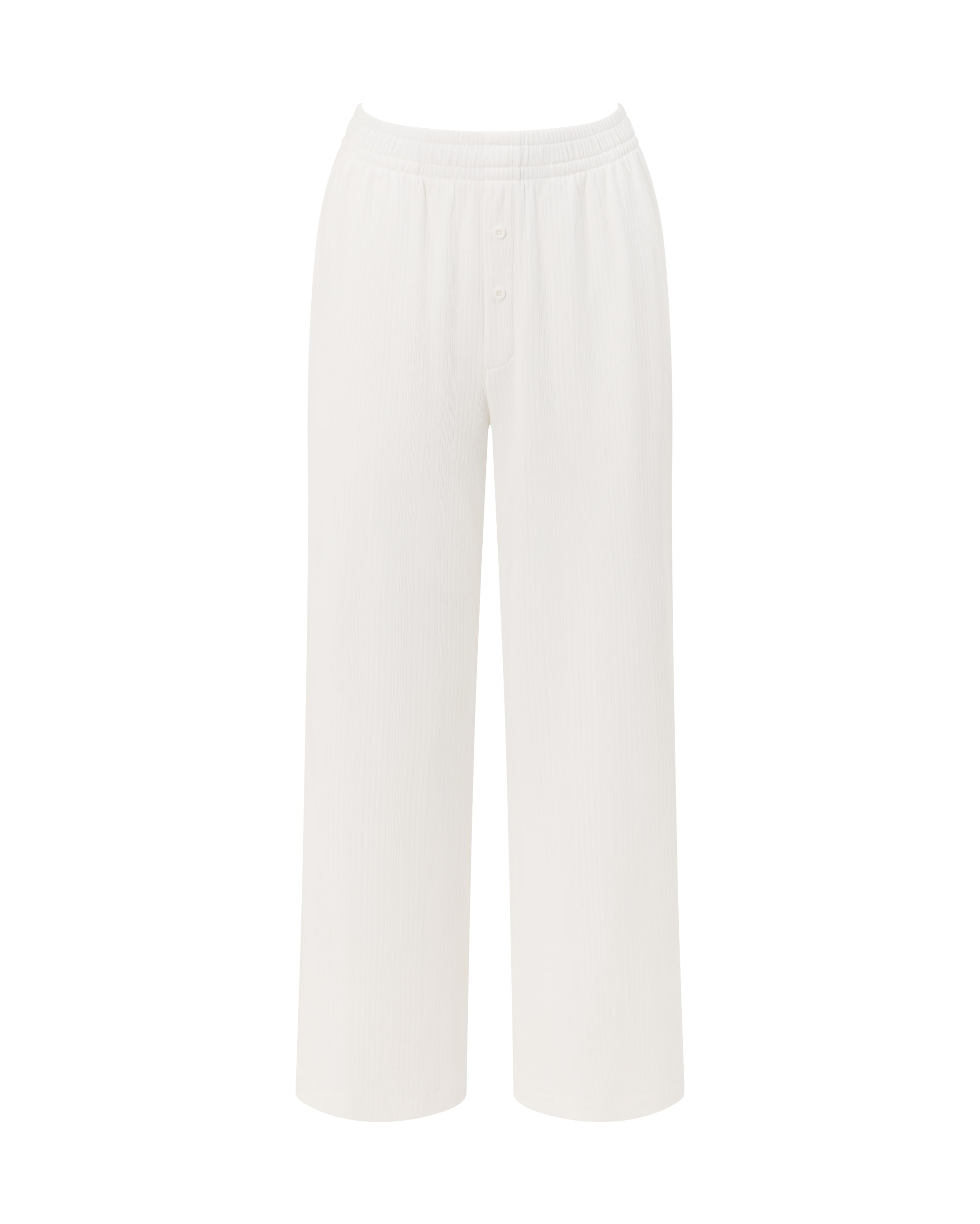 Organic Cotton & Bamboo Lounge Pants in Chalk White – Boody US