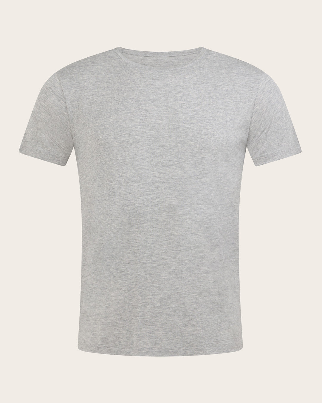 Men's Base Layer Crew Neck T-Shirt - Light Grey Marl
