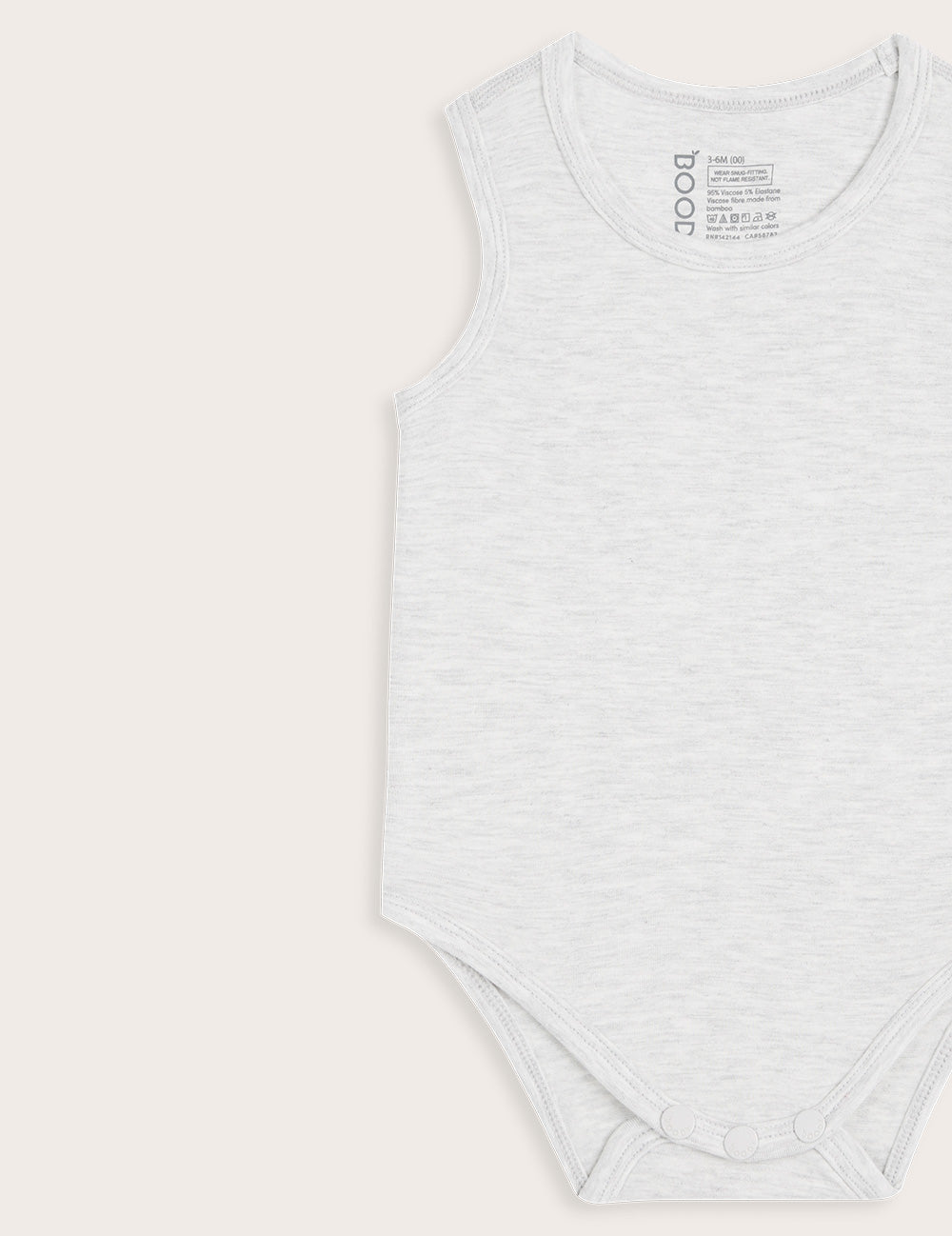 Baby Bodysuit - Heather Grey