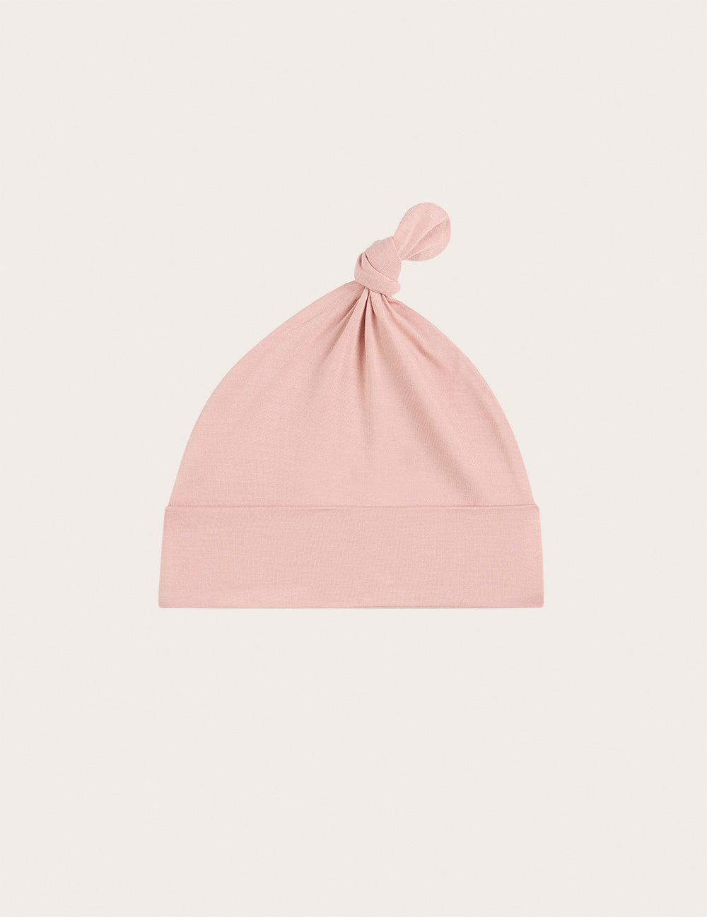 Baby Knotted Beanie - Dusty Pink
