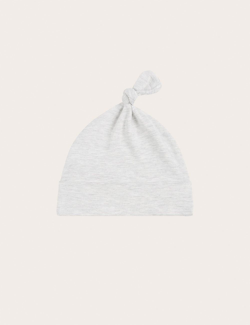 Baby Knotted Beanie - Heather Grey