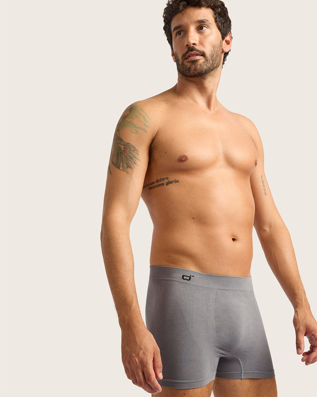 Men's Seamfree Boxer Briefs - Charcoal