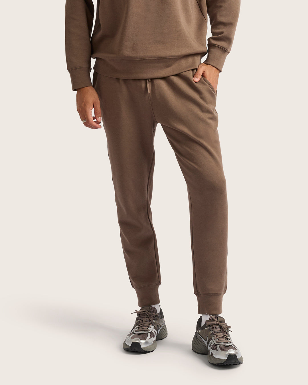 Men's Cuffed Sweat Pants - Oyster