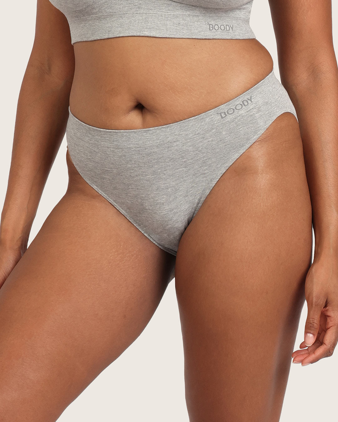 Classic Bikini - Light Grey Marl