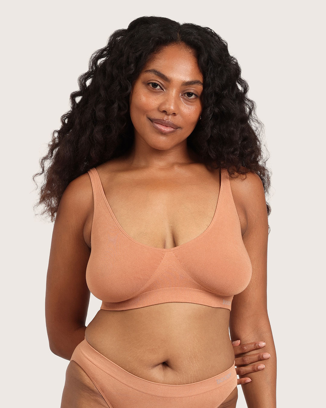 Seamfree Crop Bra - Dune