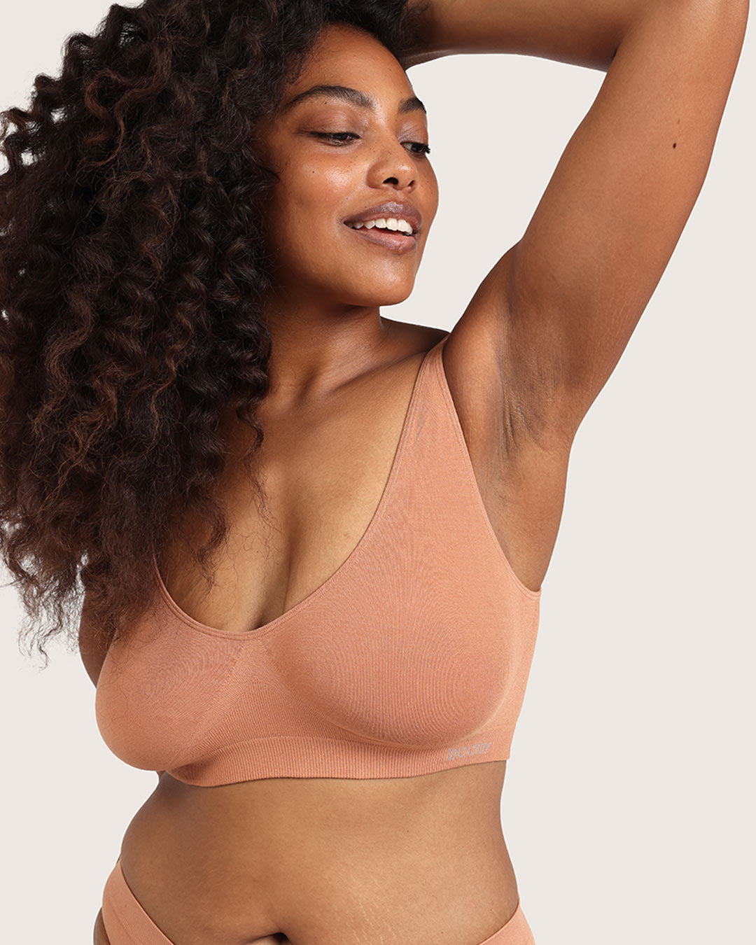 Seamfree Crop Bra - Dune