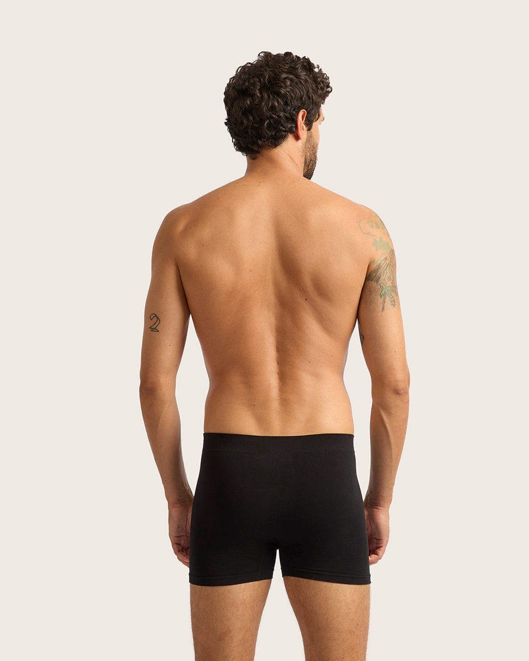 Men's Seamfree Boxer Briefs - Black