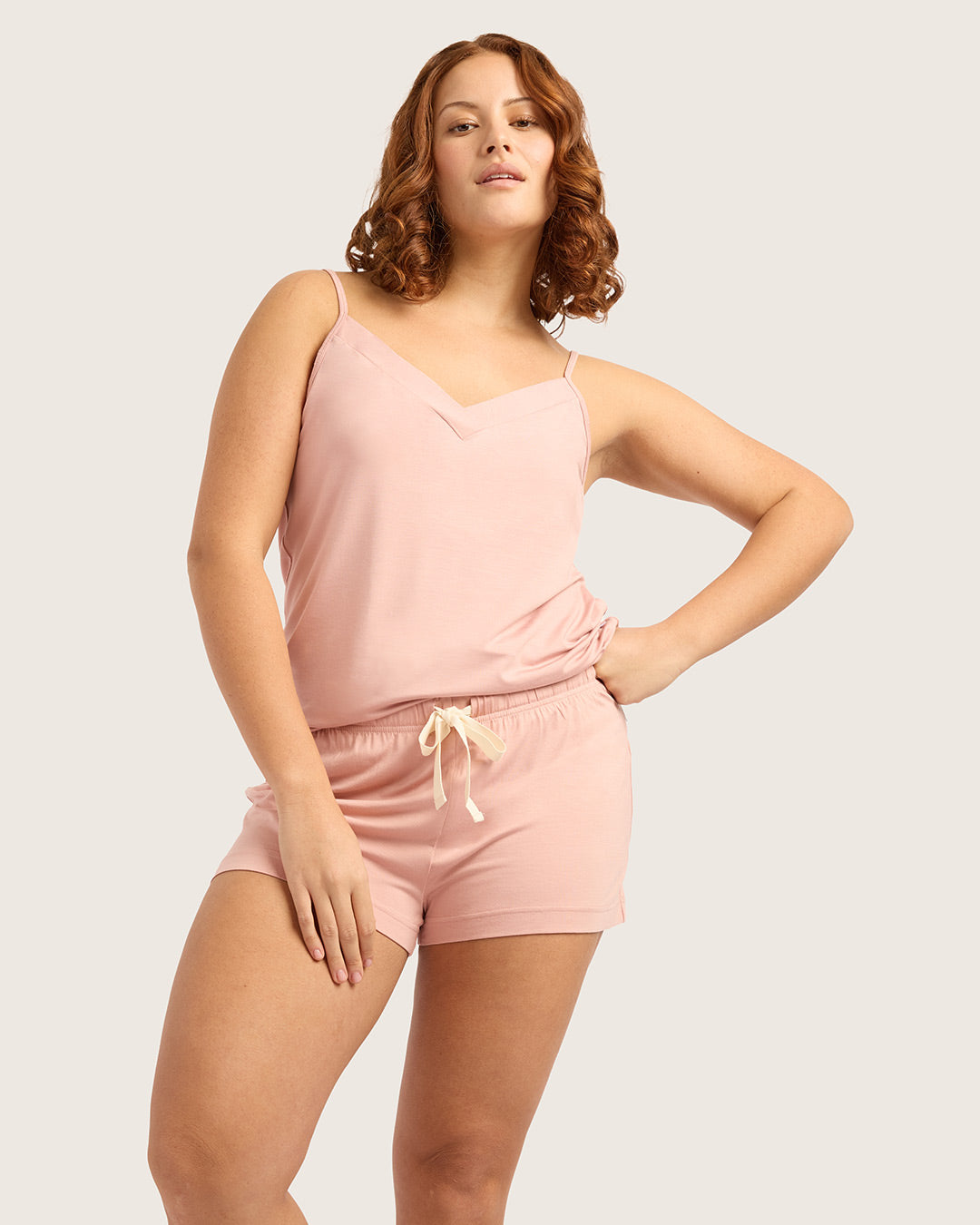Goodnight Sleep Shorts - Dusty Pink