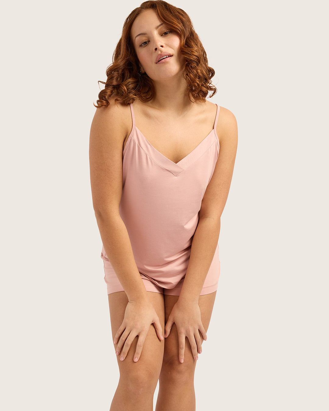 Women's Bamboo Sleep Cami in Dusty Pink – Boody US