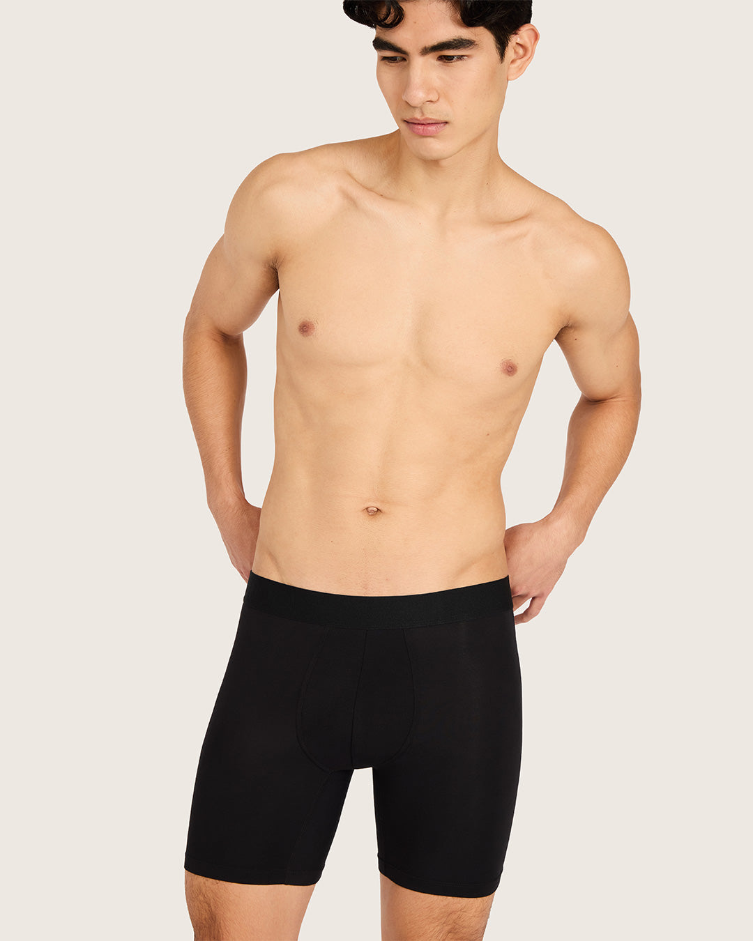 Men's Everyday Mid-Length Boxer Briefs - Black