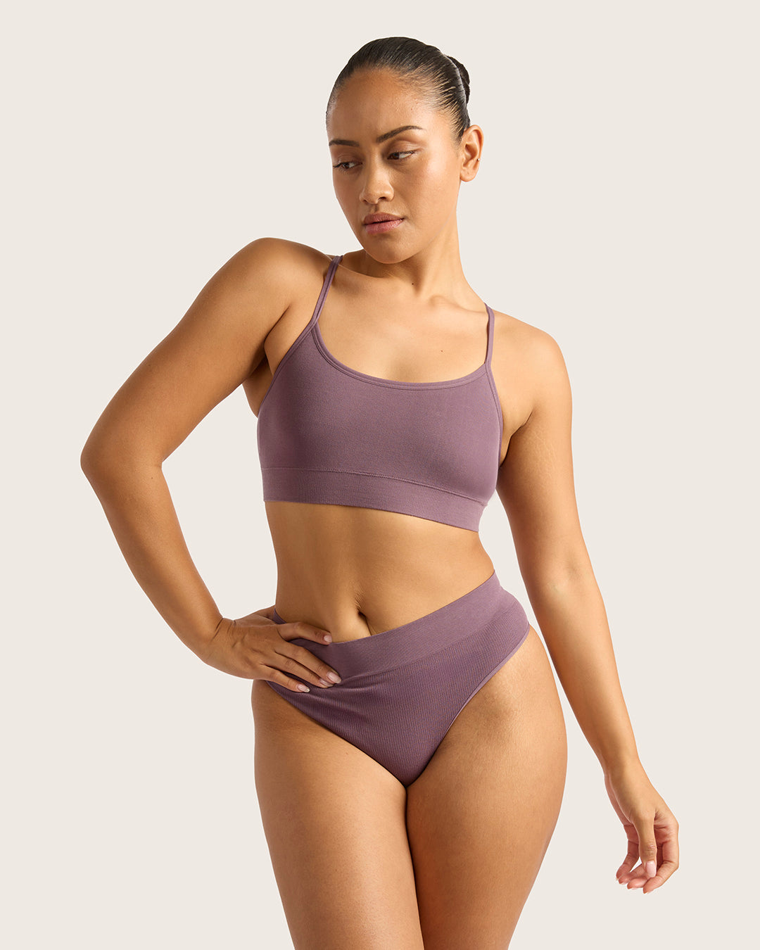 LYOLYTE Racerback Bralette - Wisteria