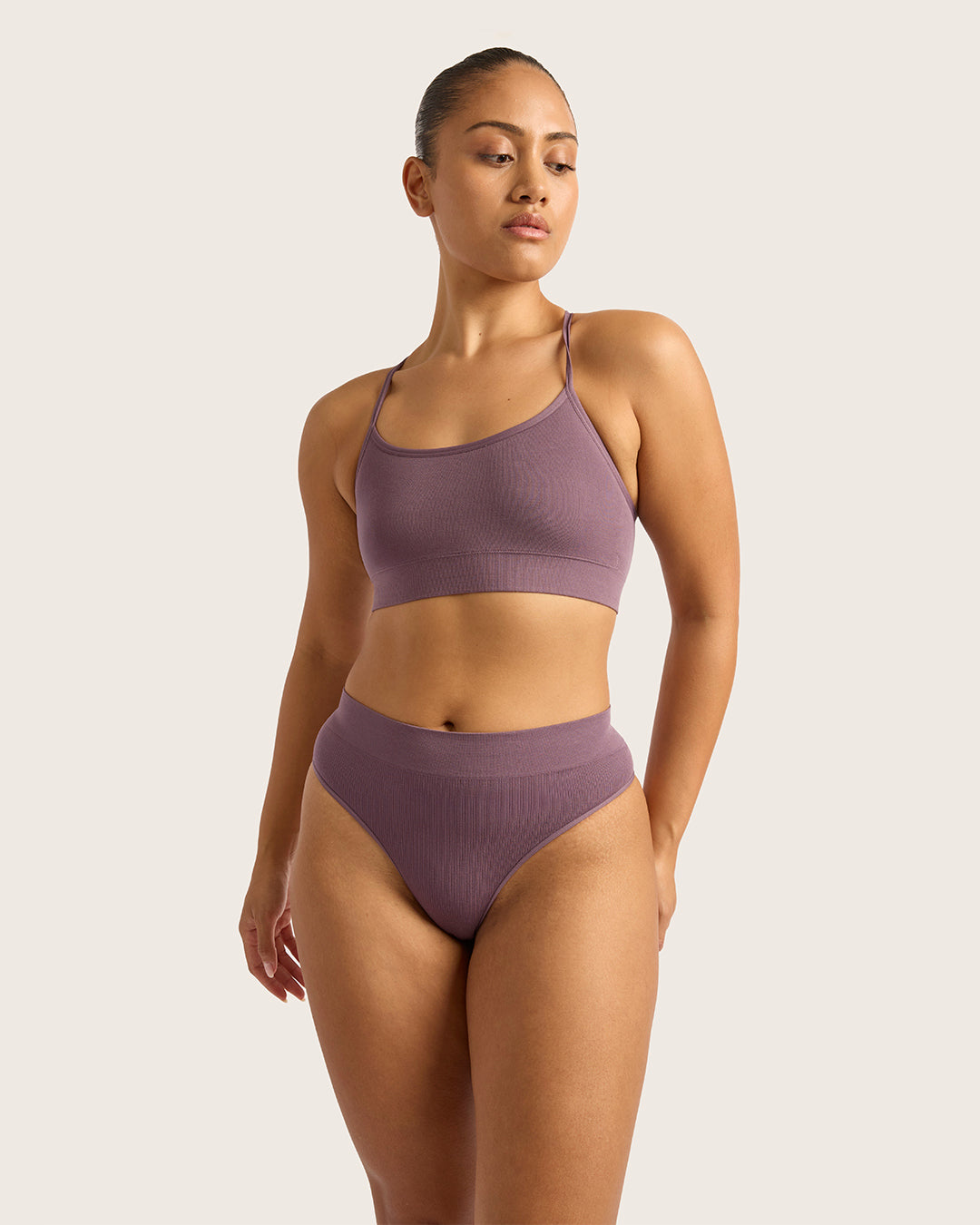 LYOLYTE Racerback Bralette - Wisteria