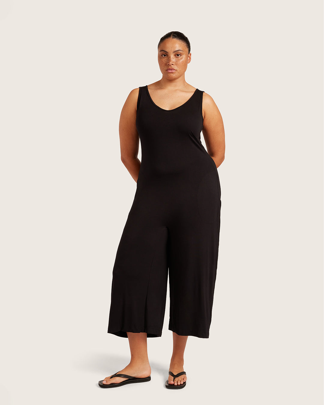Boody Long Black Jumpsuit Small