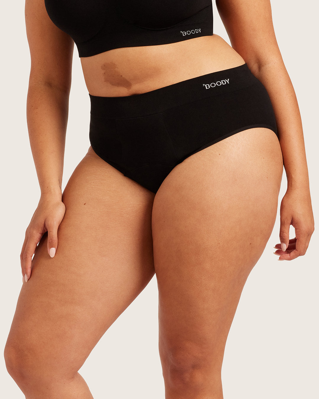 Period & Leak Proof - Full Briefs - Overnight - Black