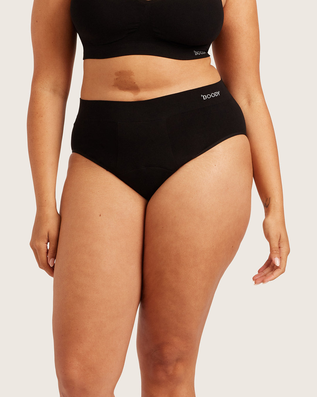 Period & Leak Proof - Full Briefs - Overnight - Black