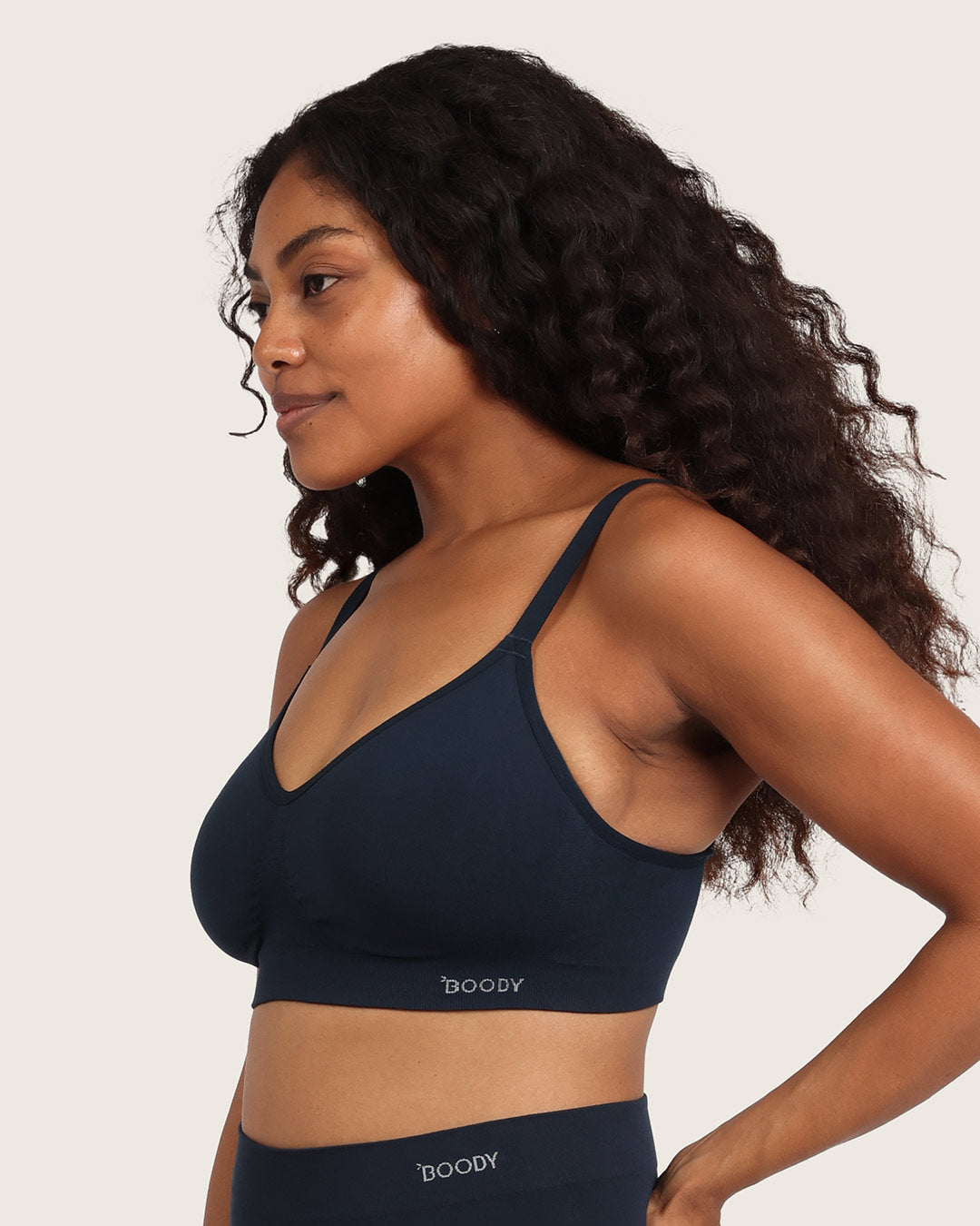 Wireless Full Bust T-Shirt Bra - Midnight