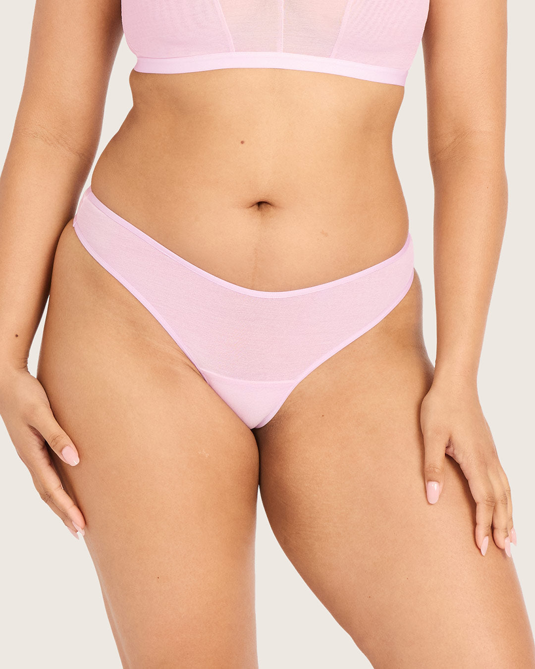 FreeMesh G-String - Pink Sorbet