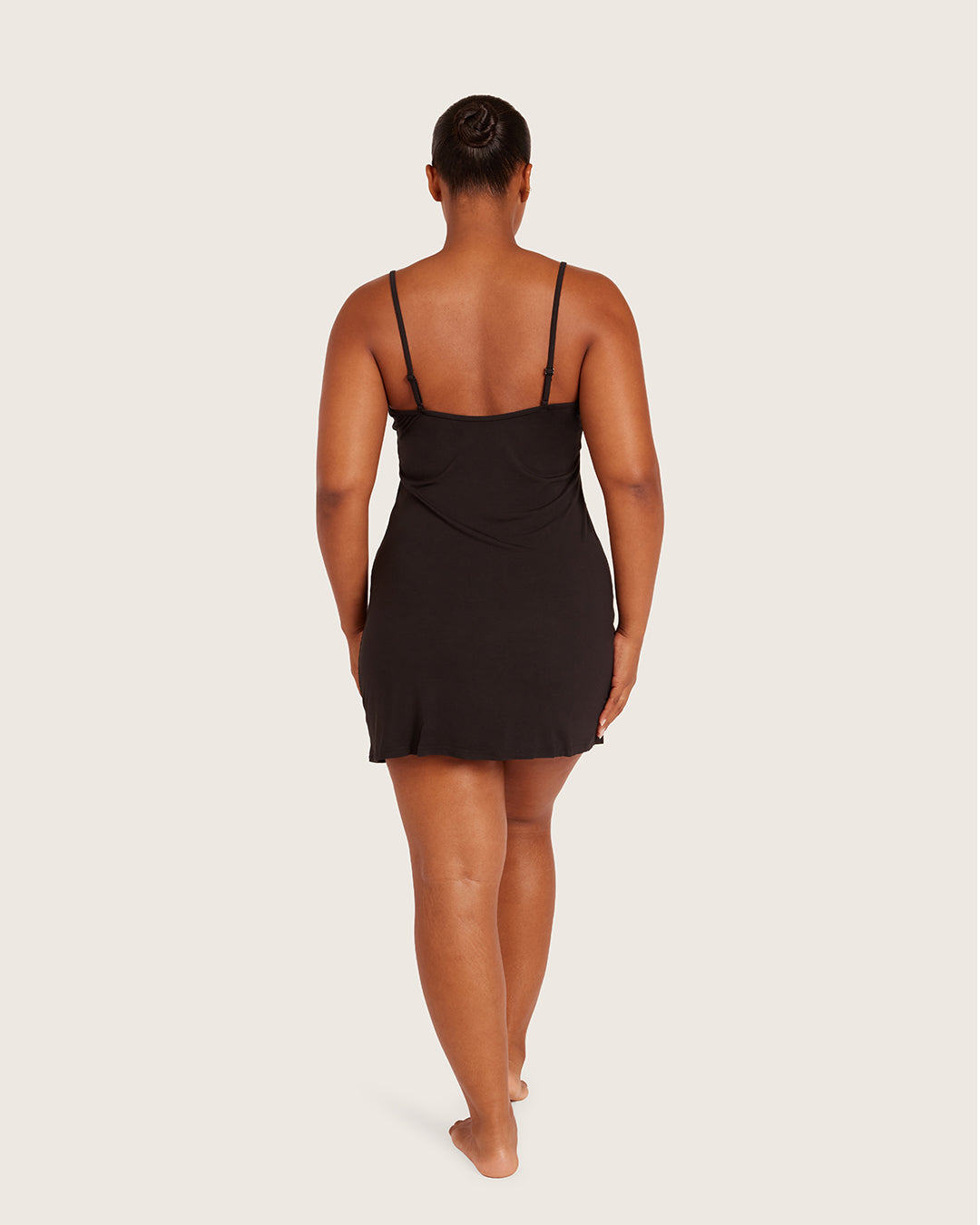 Base Layer V-Neck Slip-Black