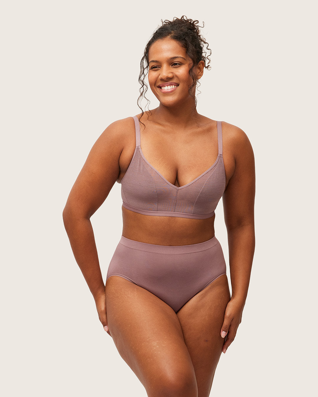 UltraLyte Full Briefs - Mauve