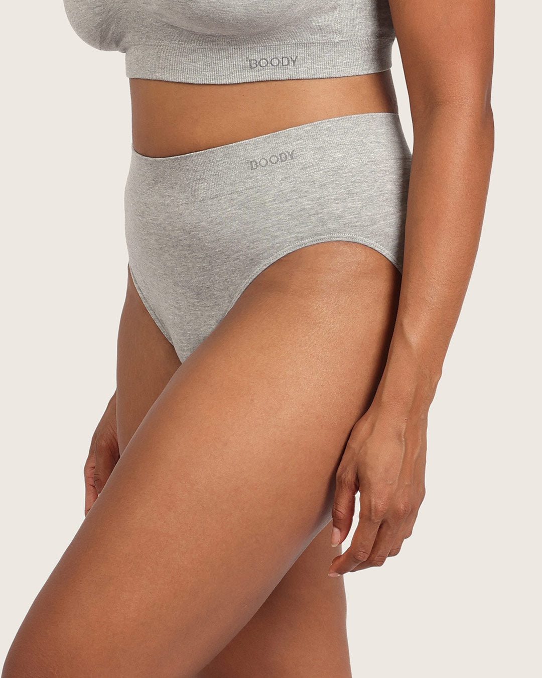 Full Briefs - Light Grey Marl