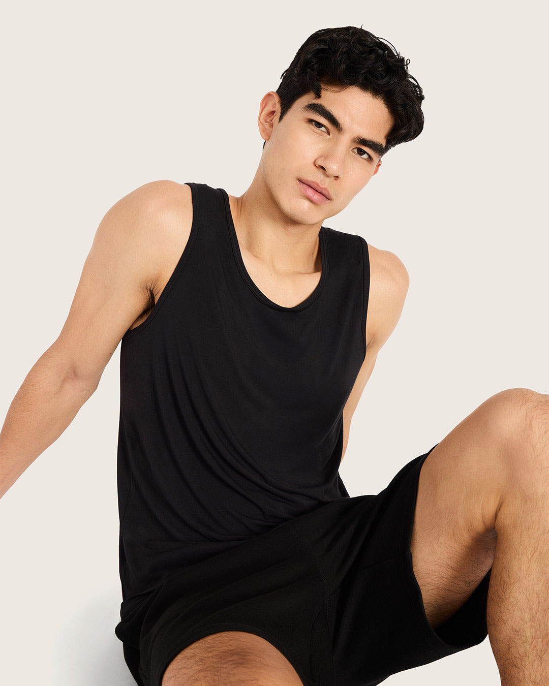 Men's Base Layer Tank Top - Black