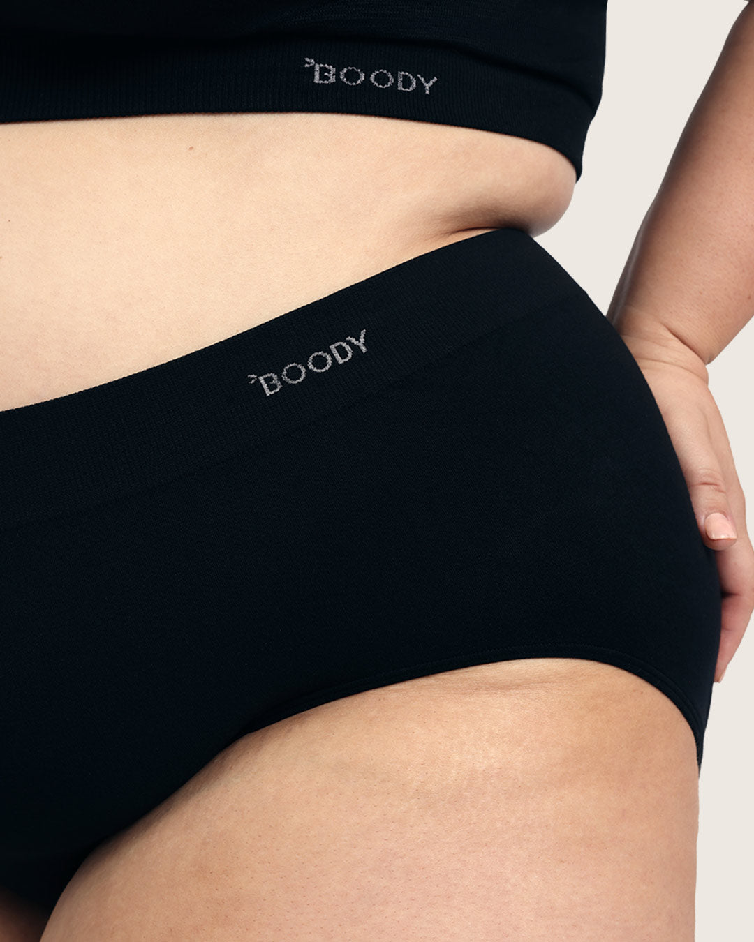 Full Coverage Briefs - Black