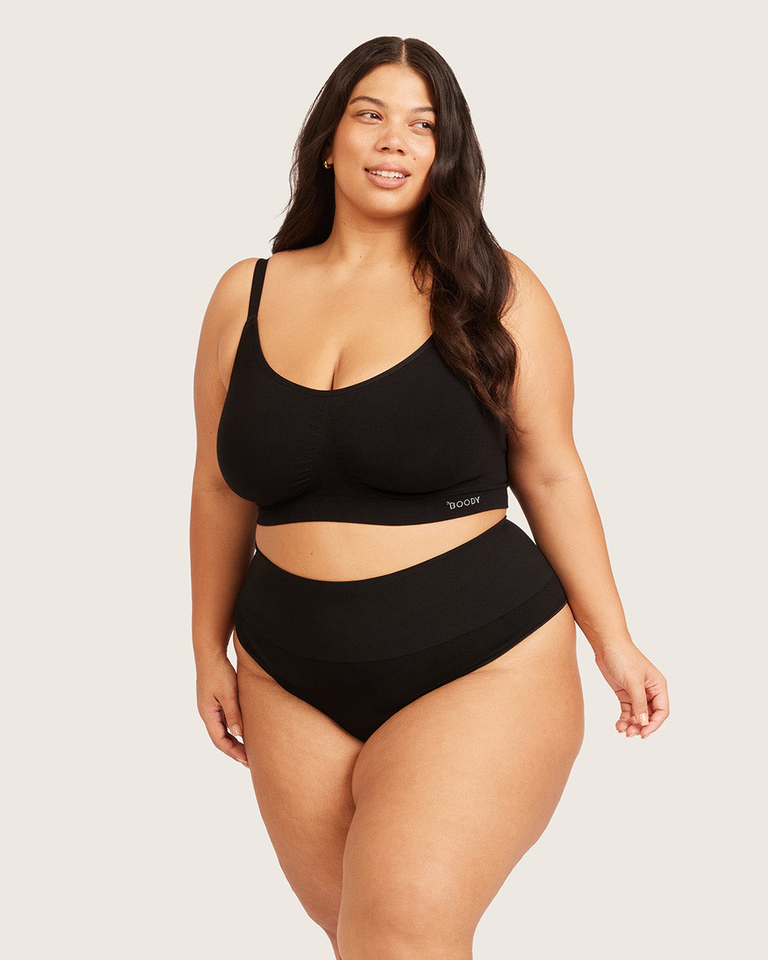 Shaper High Waist G-String - Black