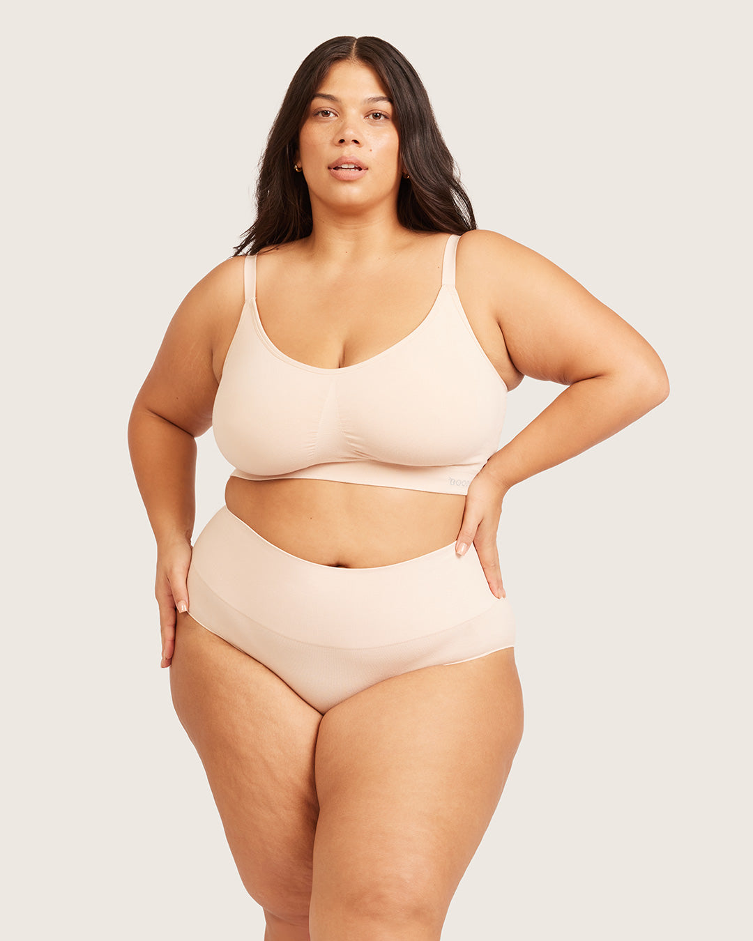 Shaper High Cut Full Briefs - Shell