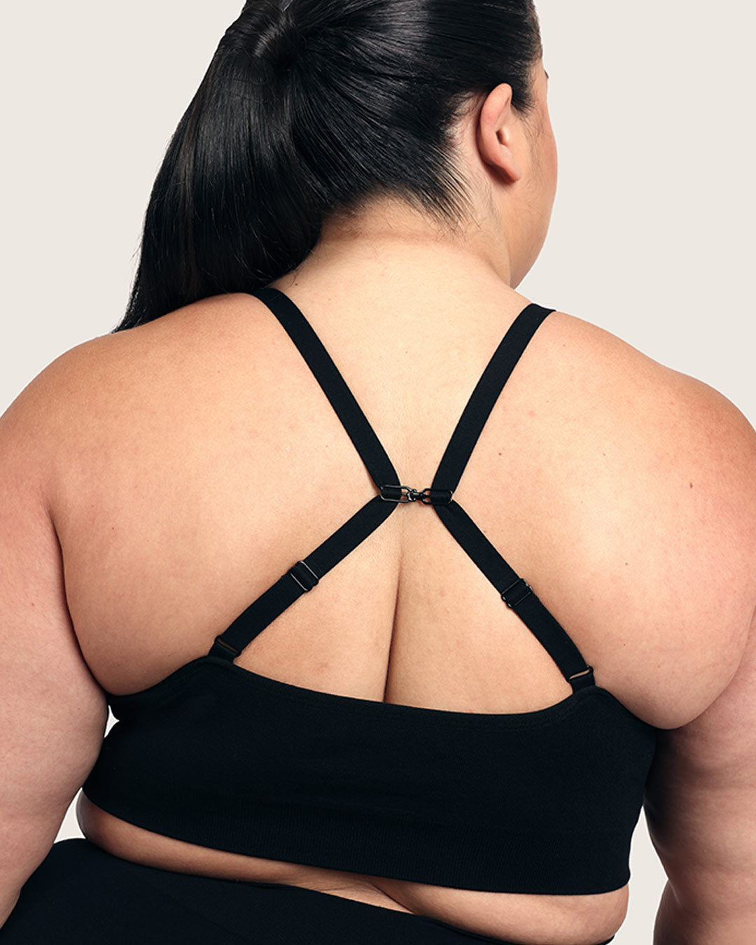 Wireless T-Shirt Bra - Black