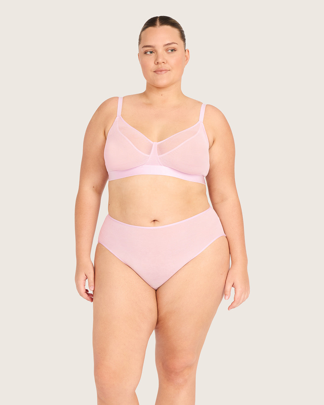 FreeMesh High-Cut Full Briefs - Pink Sorbet
