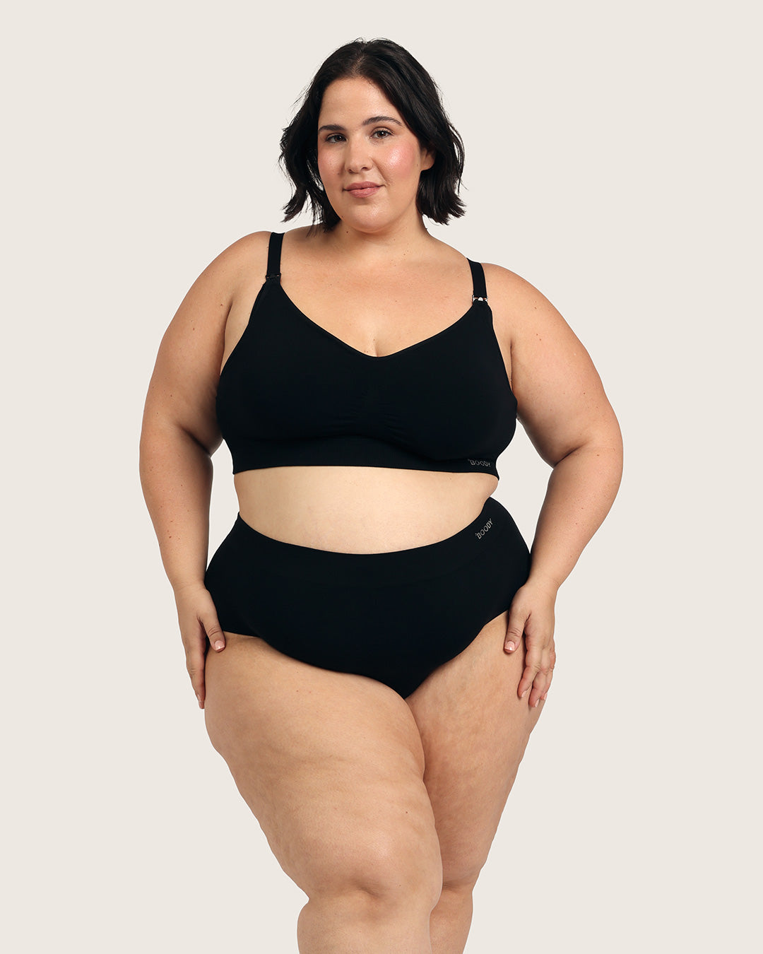 Full Coverage Briefs - Black