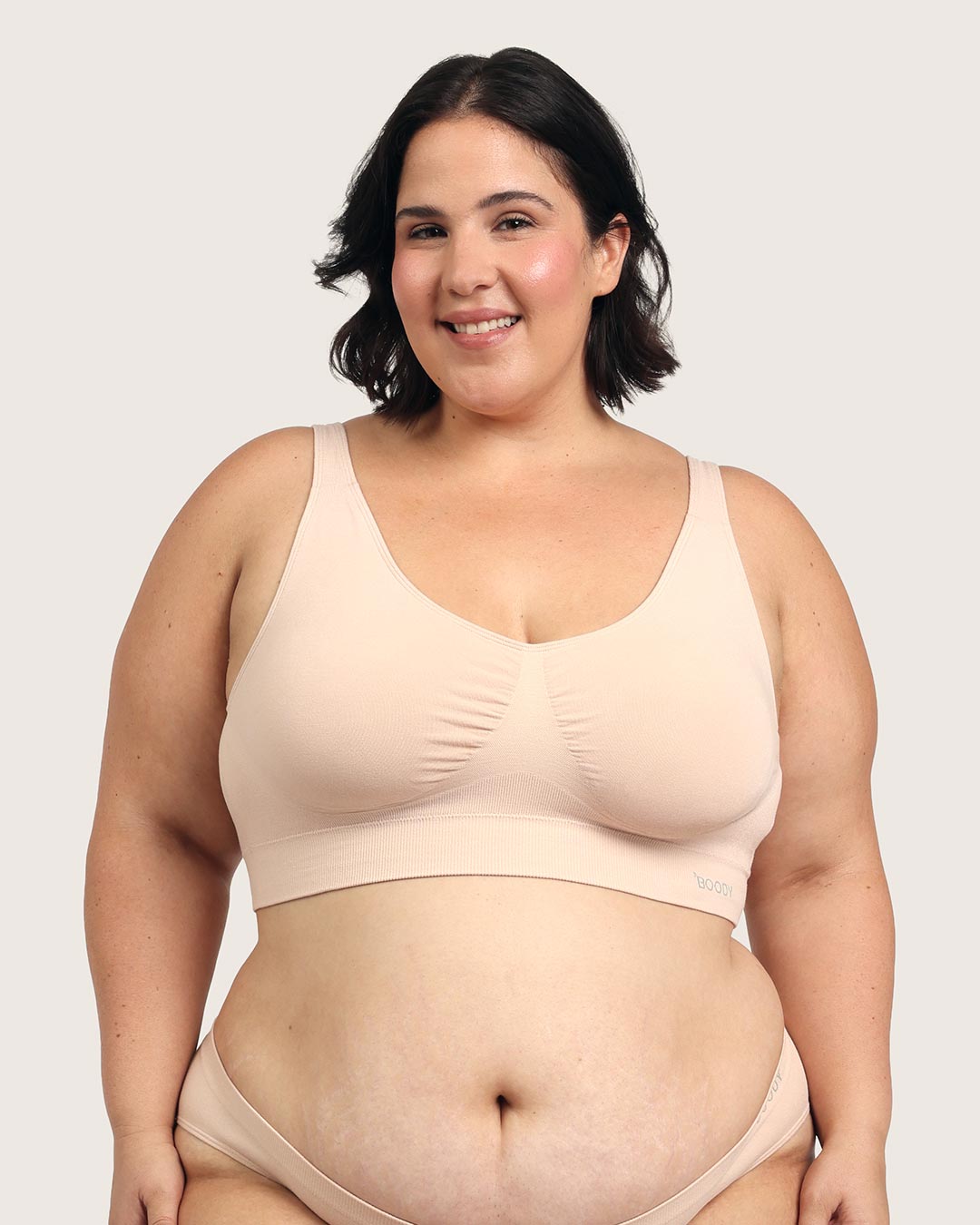 Seamfree Padded Crop Bra - Shell
