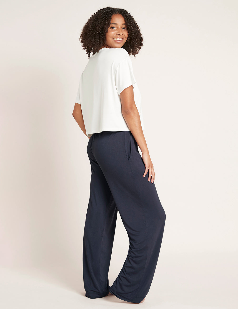 Downtime Wide Leg Lounge Pants - Storm