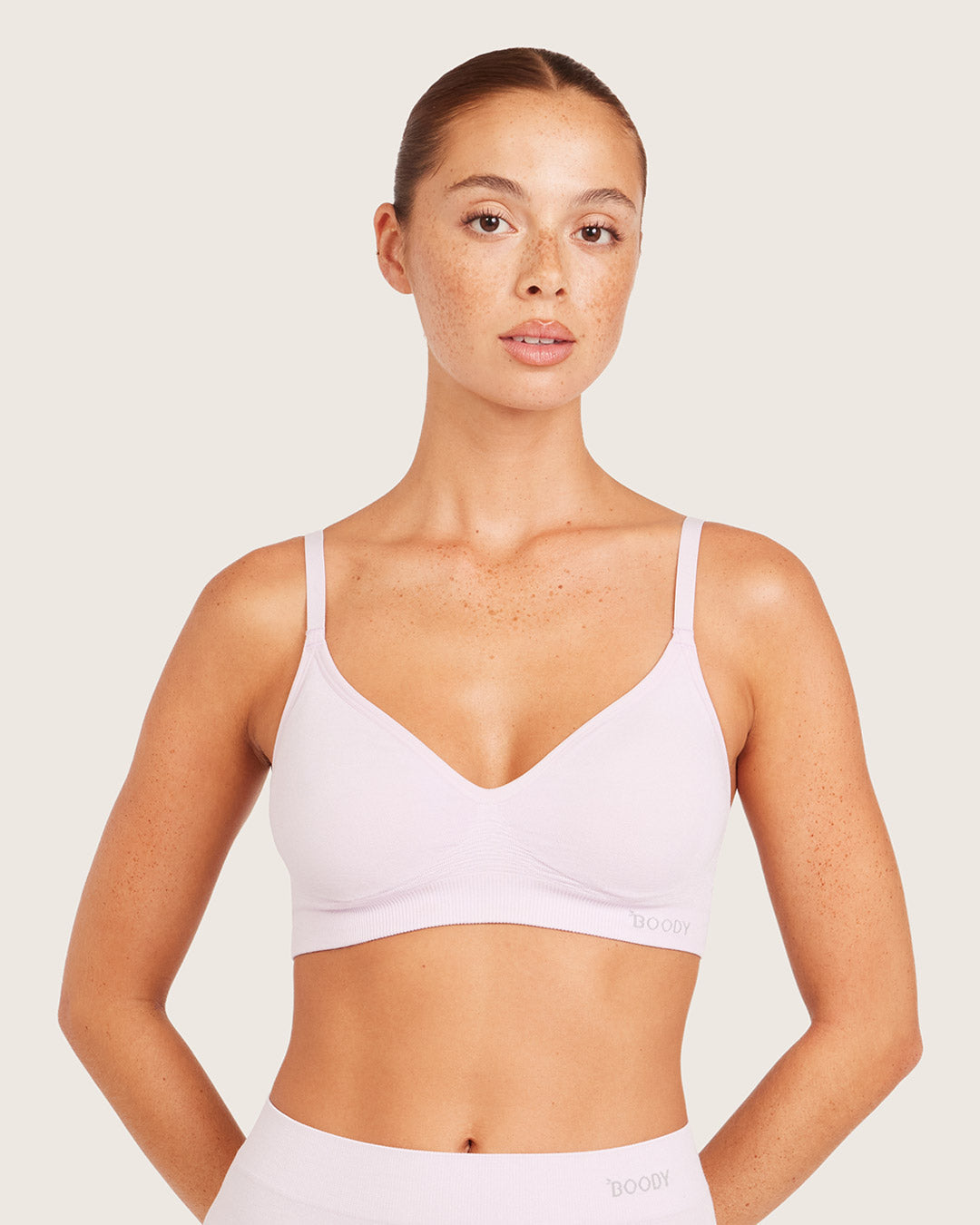 Wireless T-Shirt Bra - Orchid