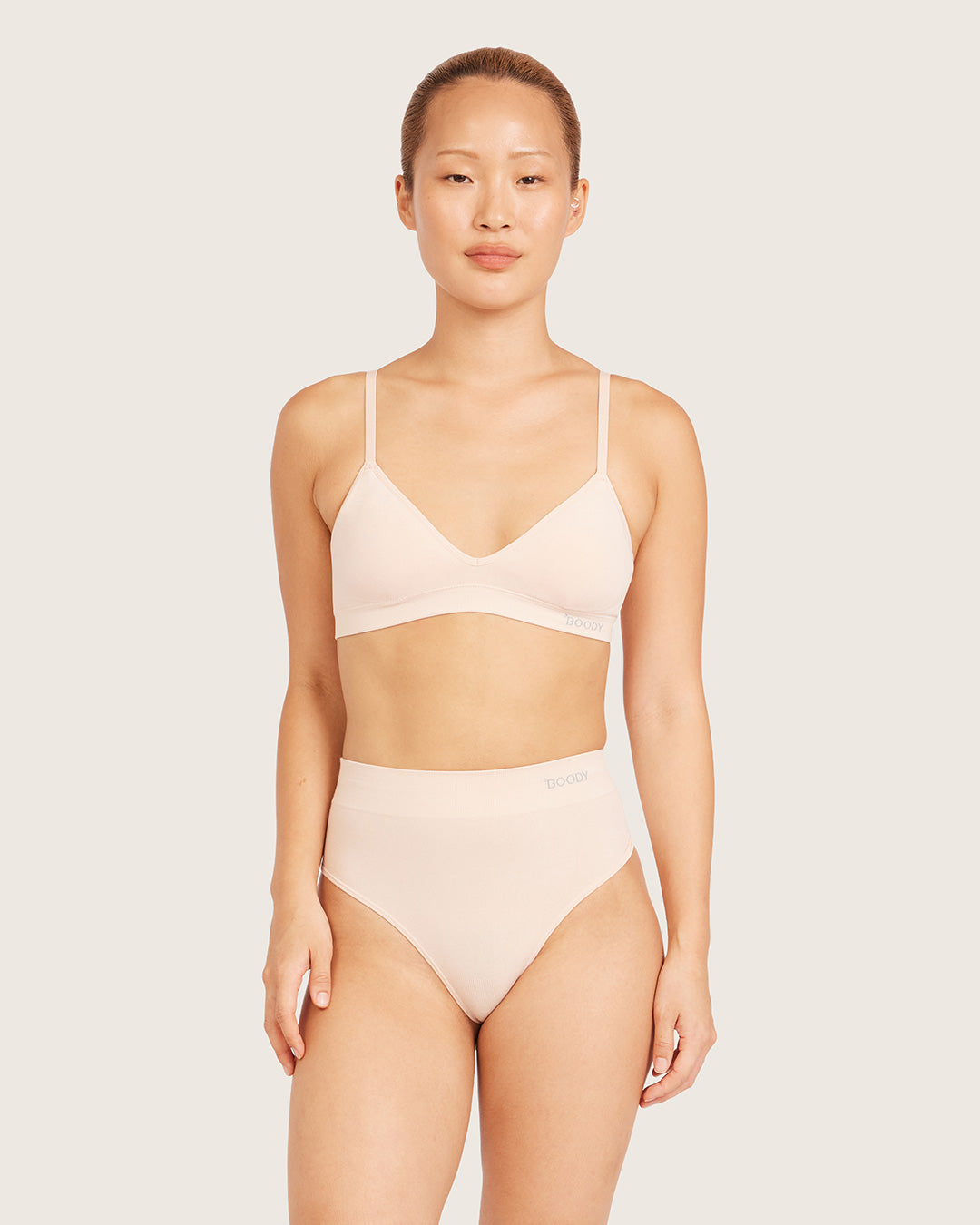High Waist G-String - Shell