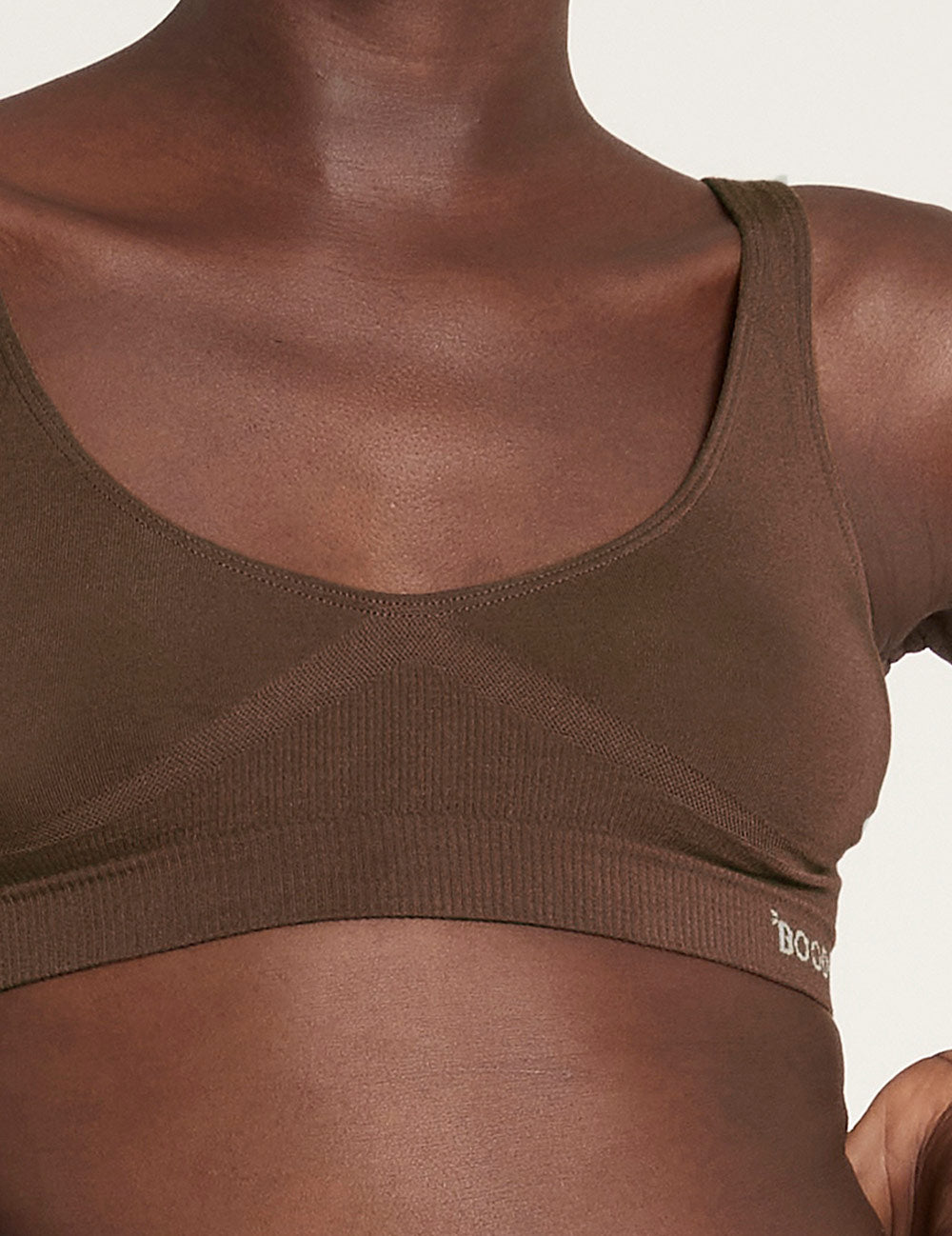 Seamfree Padded Crop Bra - Clove